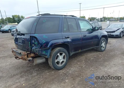 2008 Chevrolet Trailblazer Lt from USA, damaged, VIN 1GNDT13S682156501